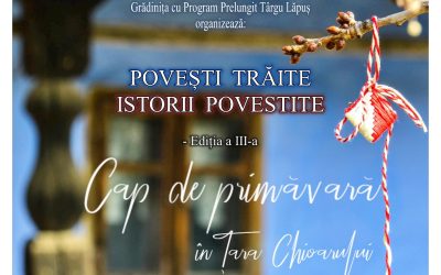 „Povești trăite. Istorii povestite” – ediția a III-a, 25 februarie, 2023 – Prislop, comuna Boiu Mare, Maramureș